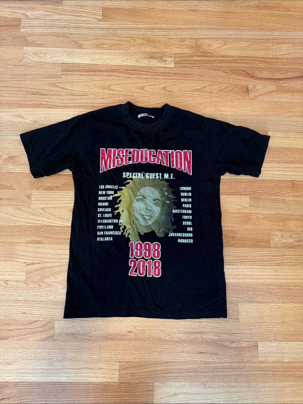 Melody Ehsani Miseducation of Lauryn Hill  Black Graphic Tee
